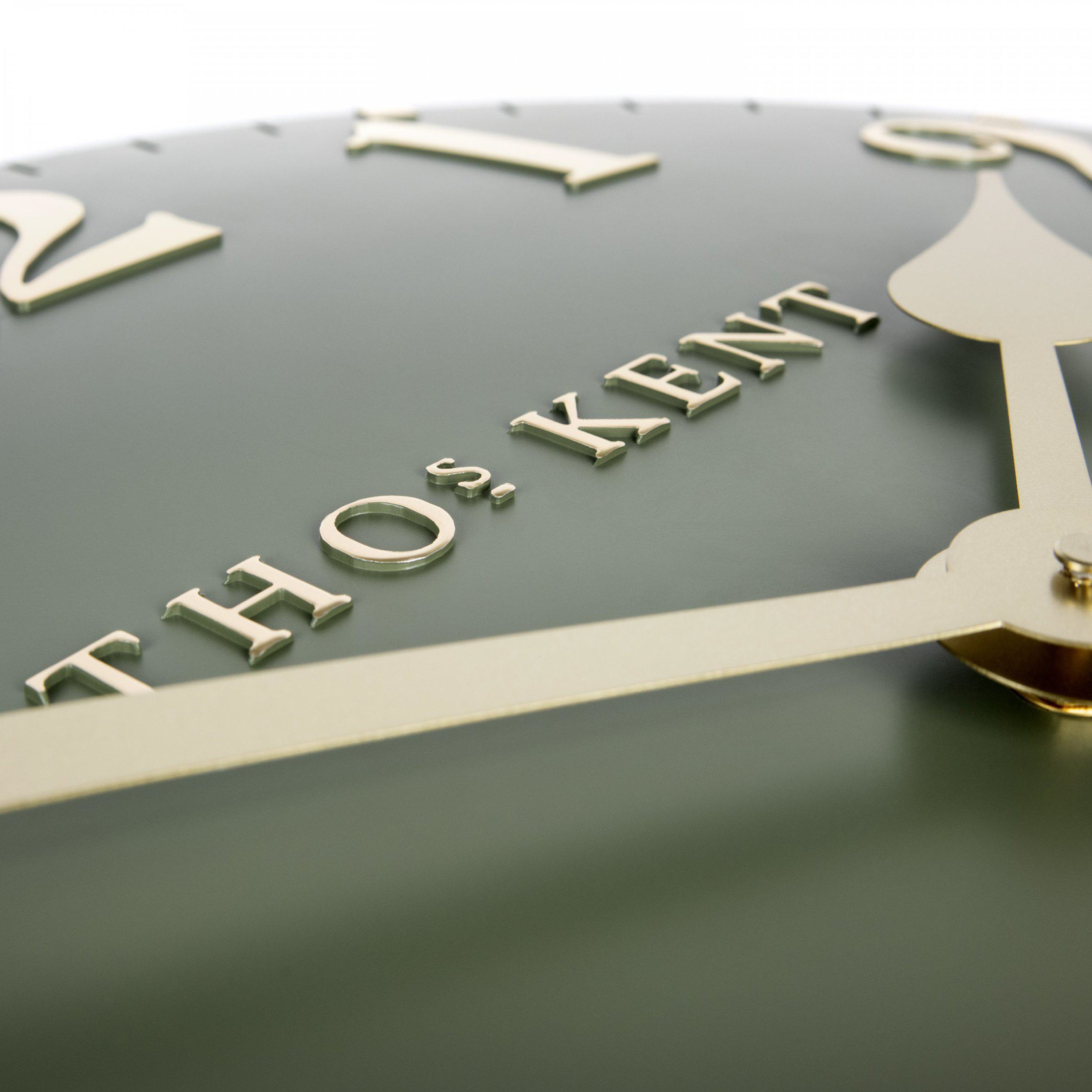 Arabic Lichen Green Wall Clock 20"
